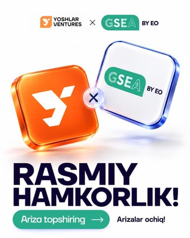 O‘zbekistonlik talaba-tadbirkorlar uchun global imkoniyat!